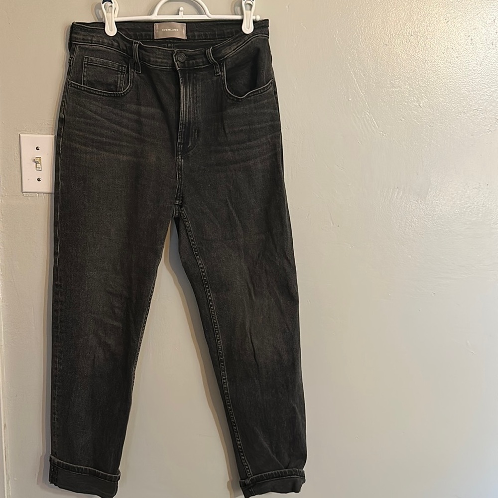 Everlane High Waisted Straight Jean